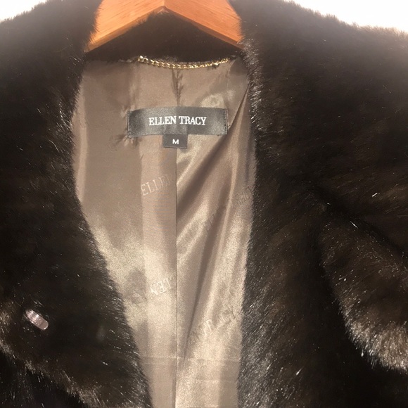 Ellen Tracy Faux Fur Coat - Picture 4 of 4